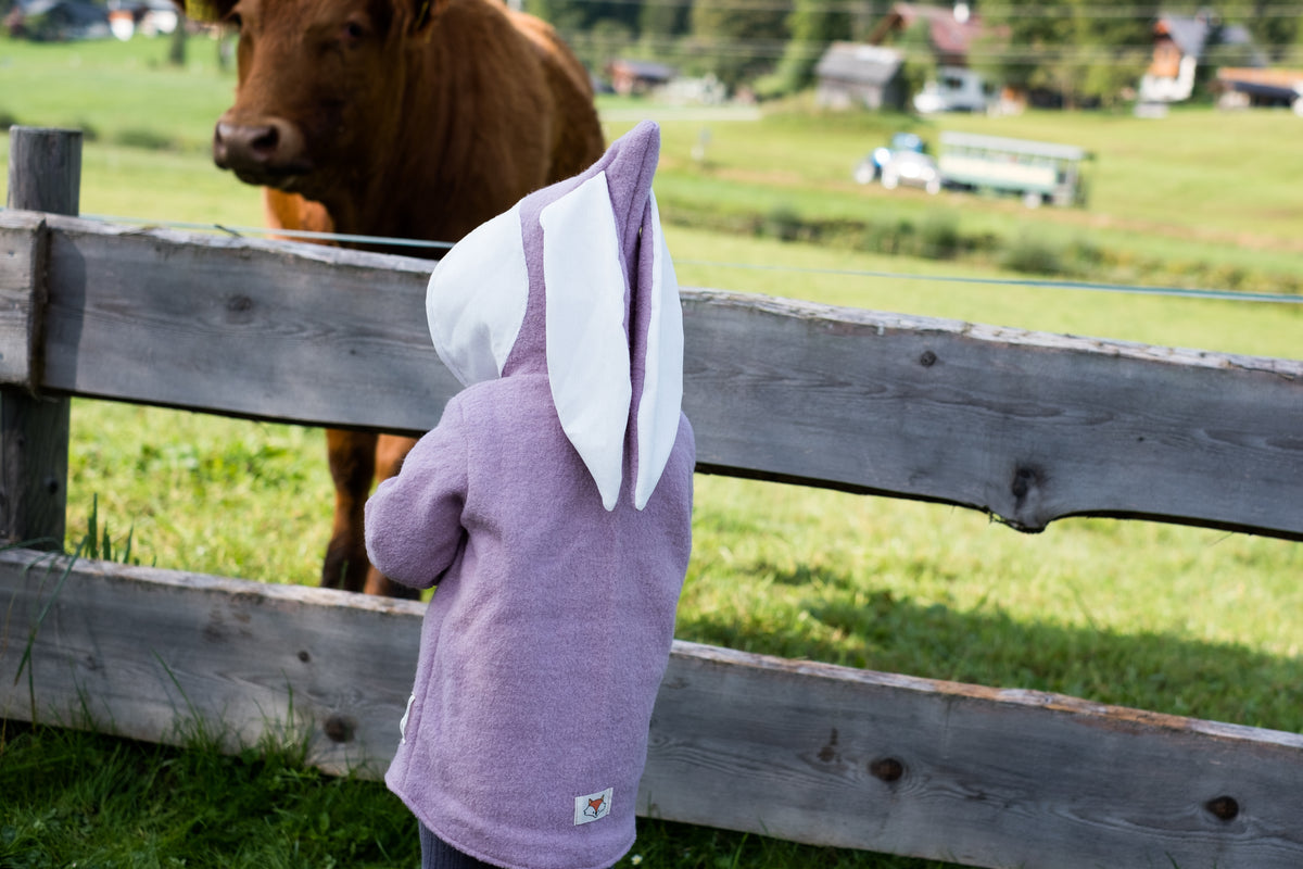 Walkjacke Hase ab Gr. 110 - Milli Wonka