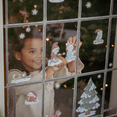 Fensteraufkleber Weihnachten - Mehrfarbig - Little Dutch