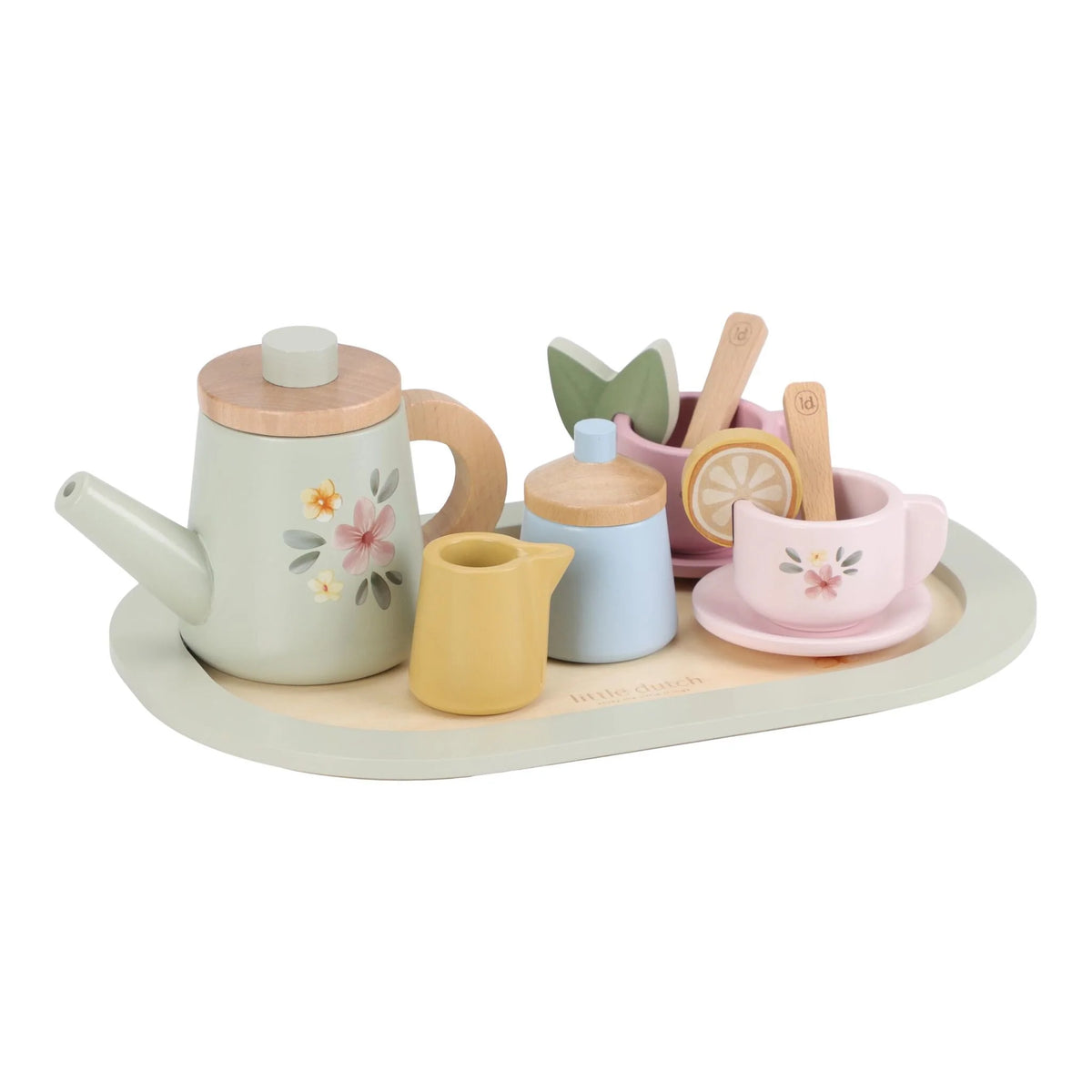Holz Teeservice - Mehrfarbig - Essentials - Little Dutch