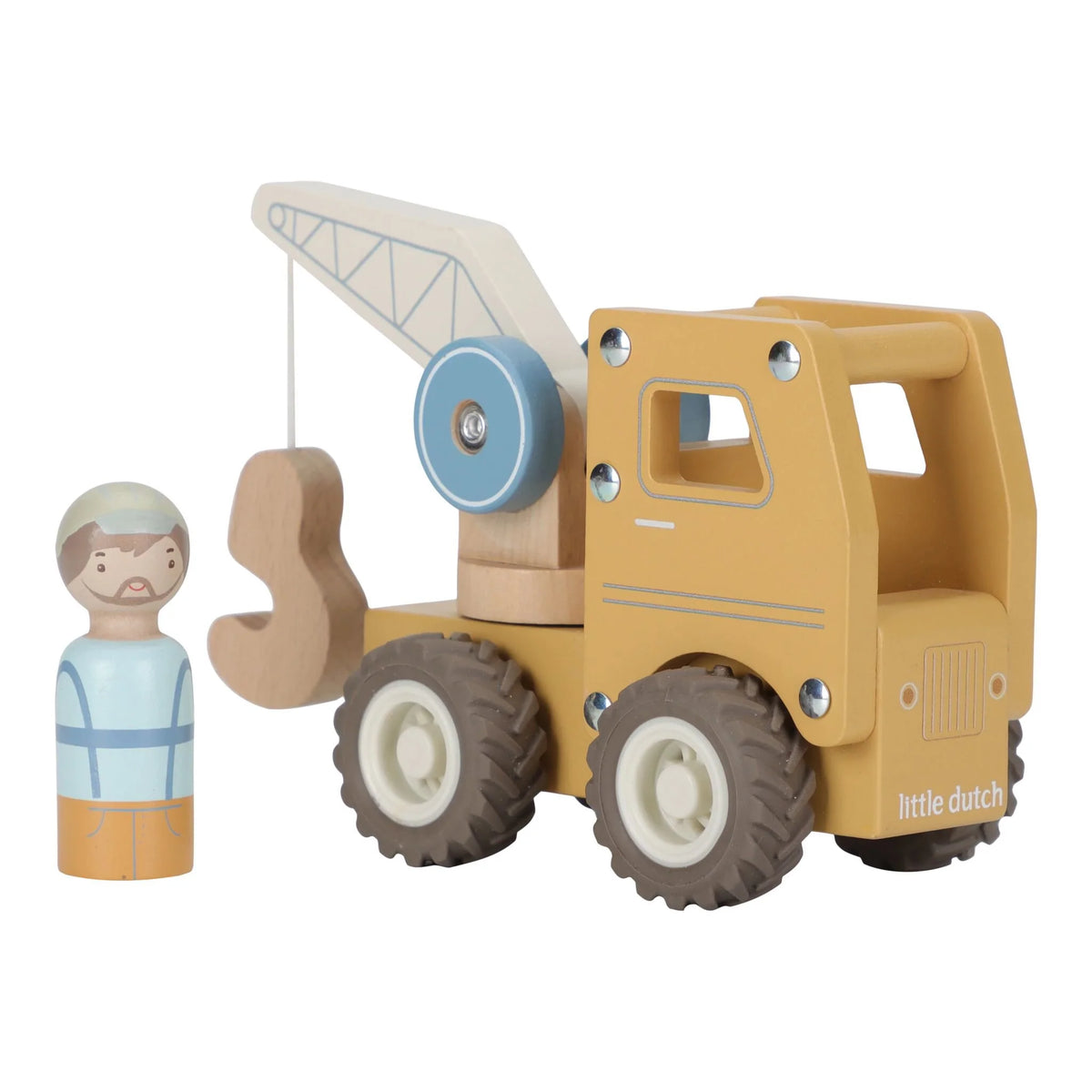 Holzkran – Gelb – Essentials - Little Dutch
