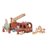 Holz-Feuerwehrauto – Rot – Essentials - Little Dutch