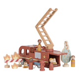 Holz-Feuerwehrauto – Rot – Essentials - Little Dutch