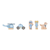 Holzpolizeistation – Blau – Essentials - Little Dutch