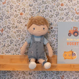 Kuschelpuppe Jim - 10 cm - Little Dutch