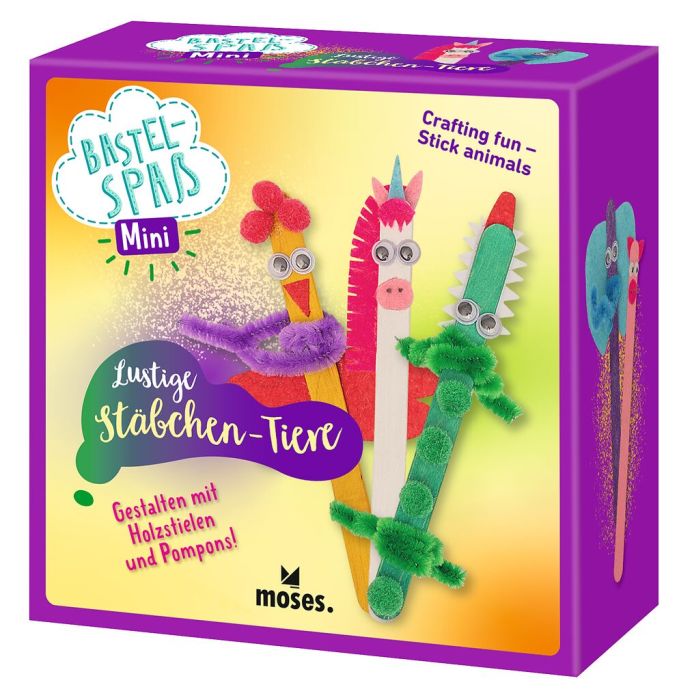 Bastelspaß Mini - Farbenfrohes DIY-Set (versch. Varianten) - Moses Verlag