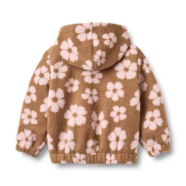Fleecejacke Milla warm hazel flowers - Wheat