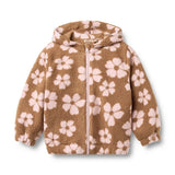 Fleecejacke Milla warm hazel flowers - Wheat