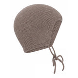 Baby-Mütze Cassidy Wolle light brown melange - MPkids