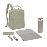 Wickelrucksack - Vividal Backpack Cord, Khaki - Lässig