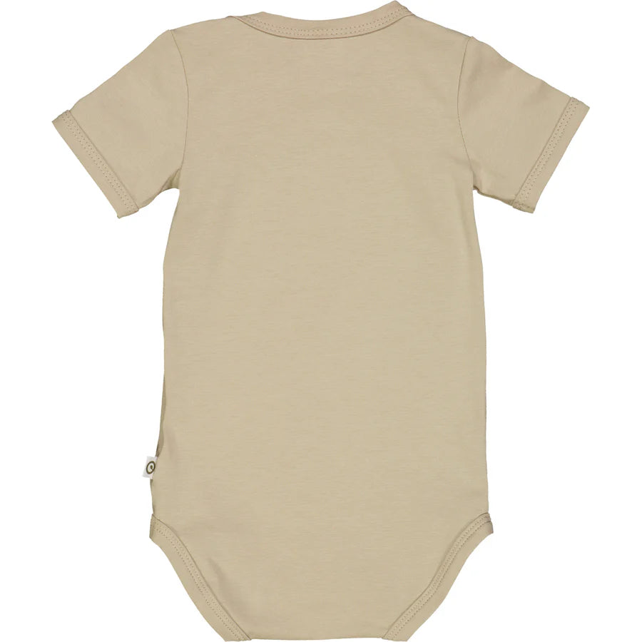 Kurzarmbody cozy me s/s cashmere - Müsli by Green Cotton