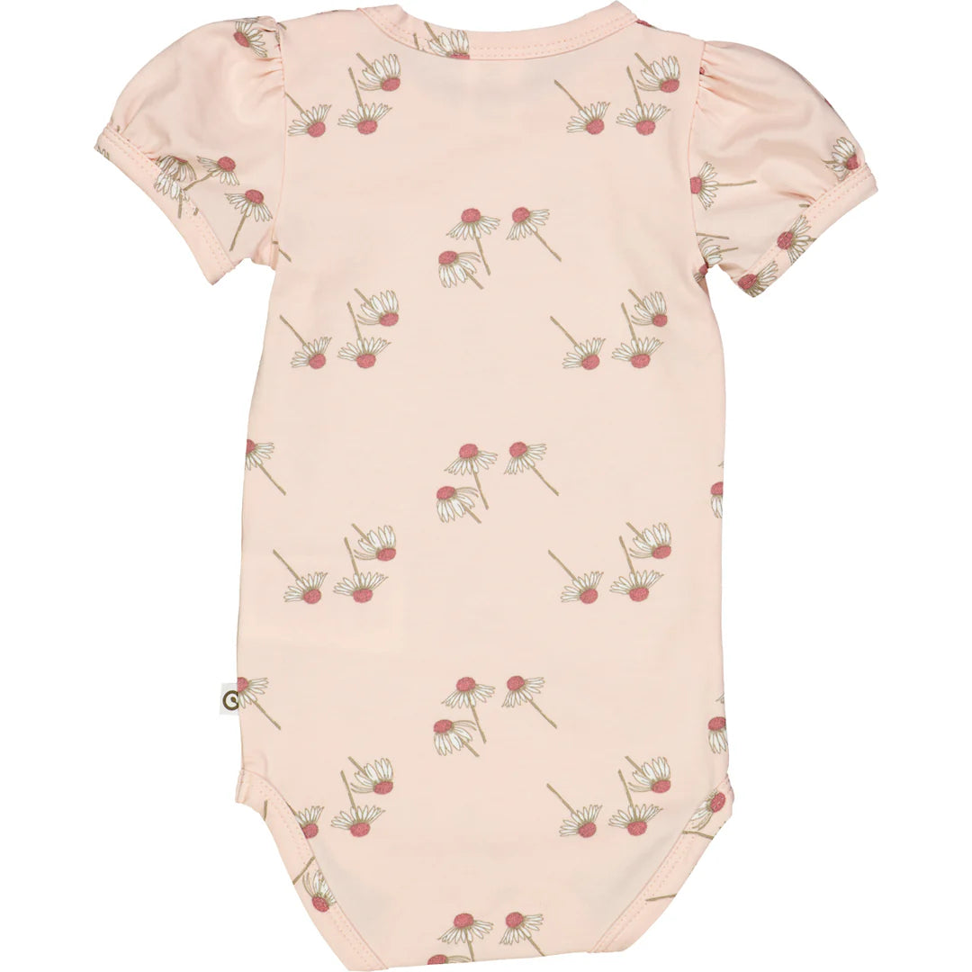 Kurzarmbody s/s Chamomile mary/bubblegum/balsam cream - Müsli by Green Cotton
