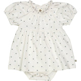 Bodykleid s/s Daisy Balsam cream/ Corn/ Breeze - Müsli by Green Cotton