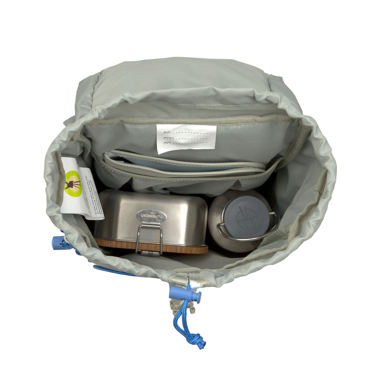 Wanderrucksack Kinder 9 L - Sunny Explorer, Grün Blau - Lässig