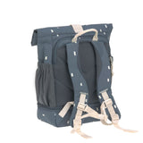 Kindergartenrucksack Rolltop - Happy Prints, Dunkelblau - Lässig