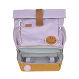 Kindergartenrucksack Rolltop - Little Gang, lila - Lässig