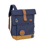 Kindergartenrucksack Rolltop medium - Little Gang, Dunkelblau - Lässig