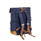 Kindergartenrucksack Rolltop medium - Little Gang, Dunkelblau - Lässig