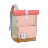 Kinderrucksack Rolltop medium - Sunny Explorer, Rosa Pink - Lässig