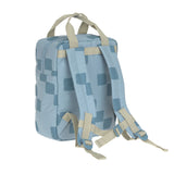 Kindergartenrucksack Square - Pattern Party, Blau - Lässig