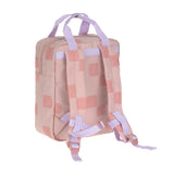 Kindergartenrucksack Square - Pattern Party, rosa - Lässig