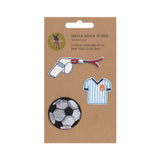 Textil-Sticker (3 Stk) - Schul Set Unique, Fussball - Lässig