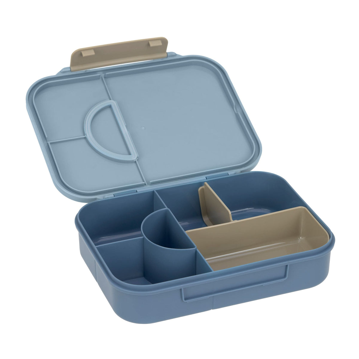 Brotdose Kinder - Bento Lunchbox, Pattern Party Blau - Lässig