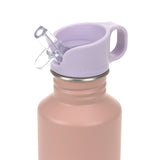 Edelstahl Kinder Trinkflasche 500 ml - Pattern Party, rosa - Lässig