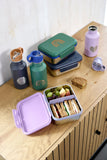 Lunchbox Stainless Steel Little Gang Rainbow Green - Lässig