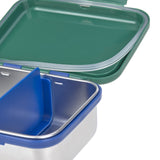 Lunchbox Stainless Steel Little Gang Rainbow Green - Lässig