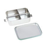 Brotdose Kinder - Edelstahl Lunchbox, Unique, Grün - Lässig