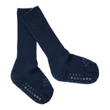 Rutschfeste Socken Merinowolle midnight blue - GoBabyGo