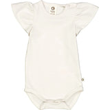 Kurzarmbody cozy me s/s frill balsam cream - Müsli by Green Cotton