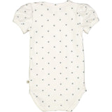 Kurzarmbody s/s Daisy puff balsam cream/ Corn/ Breeze - Müsli by Green Cotton