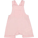Sommer-Latzhose balsam cream/bubblegum - Müsli by Green Cotton