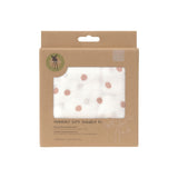 Mulltuch 120 x 120 cm - Tiny Team, Beige - Lässig