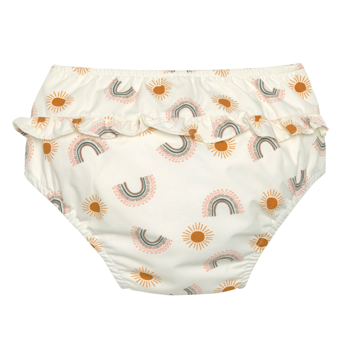 Schwimmwindel Baby - Regenbogen, Weiß - Lässig