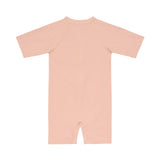 Schwimmanzug Kinder Kurzarm (UV Schutz) - rosa - Lässig