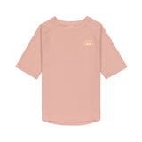 UV Shirt Kinder Kurzarm - Sonne, rosa - Lässig