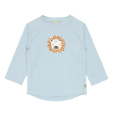 UV Shirt Kinder Langarm - Löwe, Hellblau - Lässig