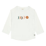 UV Shirt Kinder Langarm - Mond, weiß - Lässig