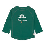 UV Shirt Kinder Langarm - Palmen, grün - Lässig