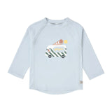 UV Shirt Kinder Langarm - Eis, blau - Lässig