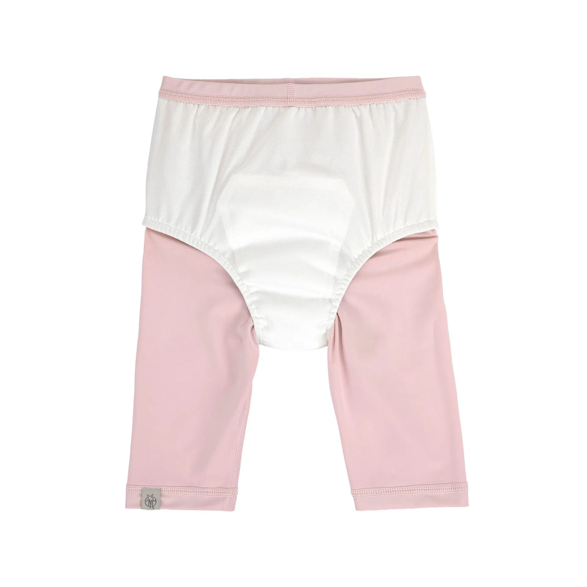 Badehose Baby Kurz (UV-Schutz & Windel), rosa - Lässig