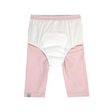 Badehose Baby Kurz (UV-Schutz & Windel), rosa - Lässig