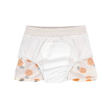 Badehose Baby (mit Windel) - Orange, Weiß - Lässig