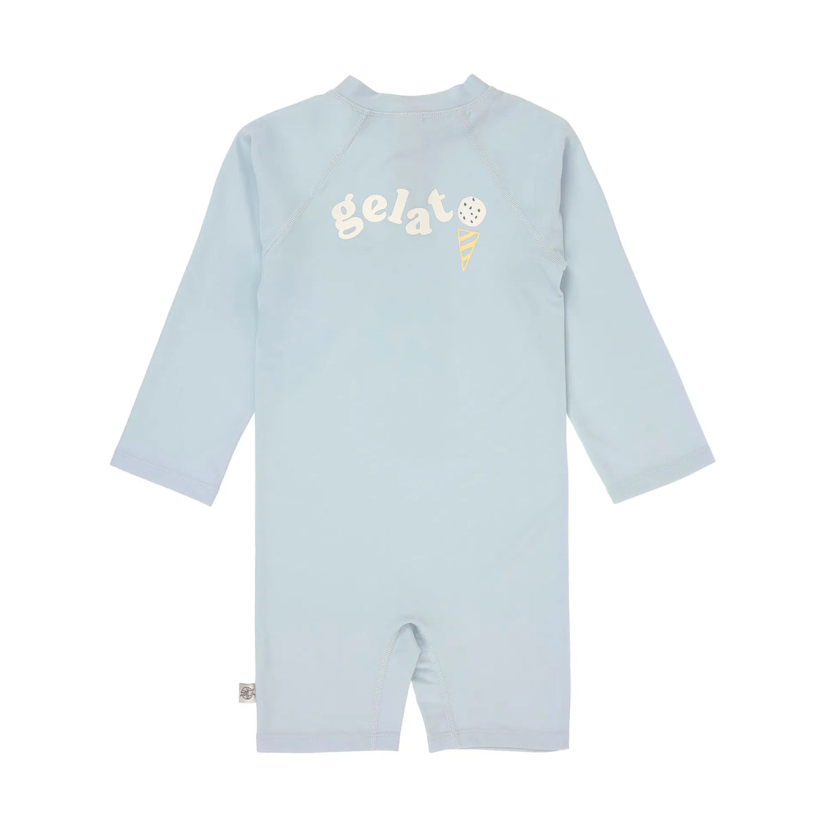 Schwimmanzug Kinder Langarm (UV Schutz) - Eis, Blau - Lässig