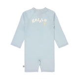 Schwimmanzug Kinder Langarm (UV Schutz) - Eis, Blau - Lässig