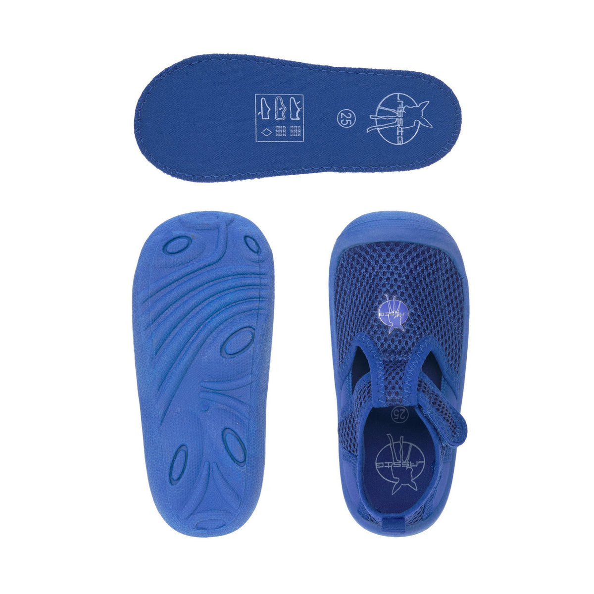Badeschuhe Kinder, Blau - Lässig