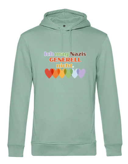 Hoodie "Ich mag N*Z*S generell nicht" - in Kooperation mit seiten.verkehrt
