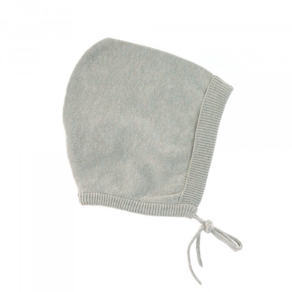 Baby Mütze - Knitted Cap GOTS, Garden Explorer Aqua Grey - Lässig